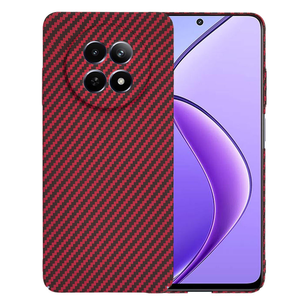 Coque pour Realme 12x / 12, Techsuit, Carbonite FiberShell, Rouge