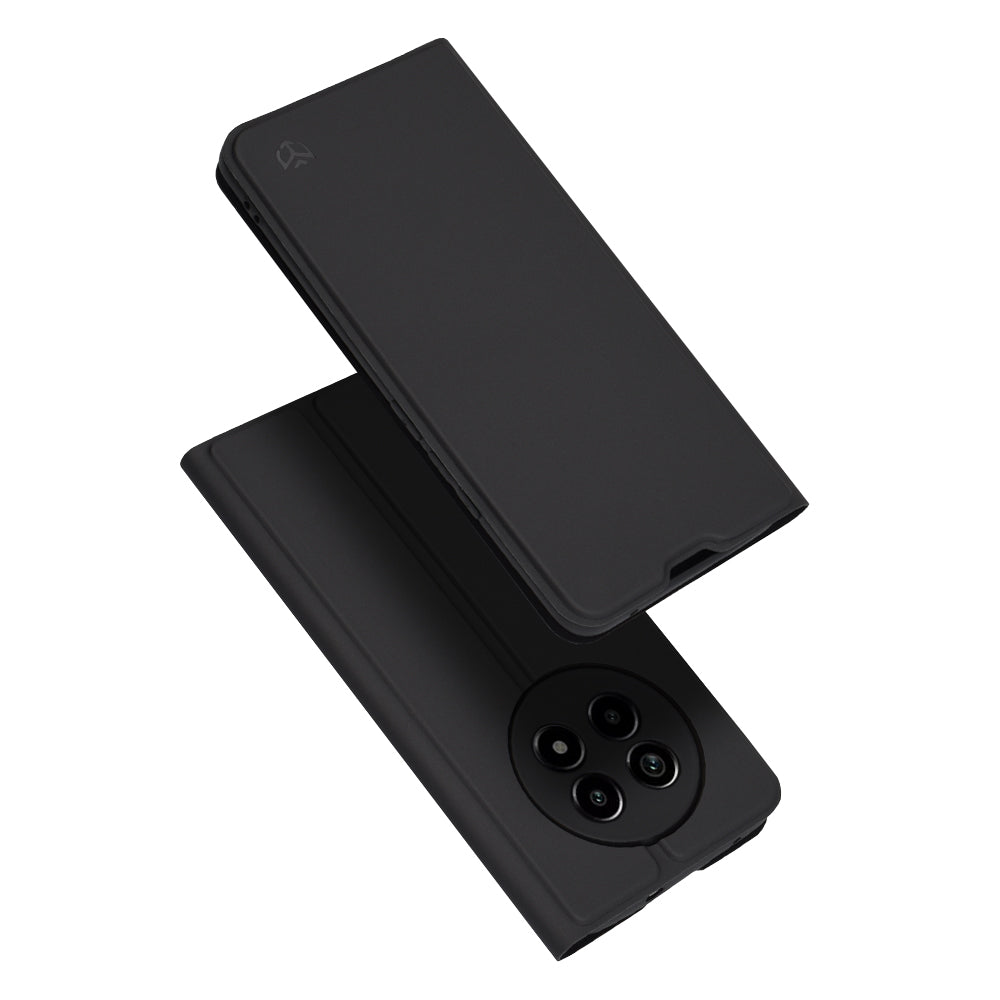 Coque pour Realme 13 Pro / 13 Pro+, Techsuit, Magskin Book, Noire