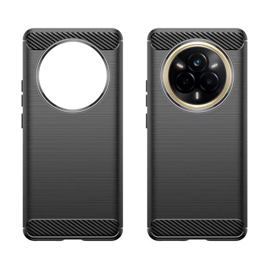 Coque pour Realme 14 Pro, Techsuit, Carbone, Noire