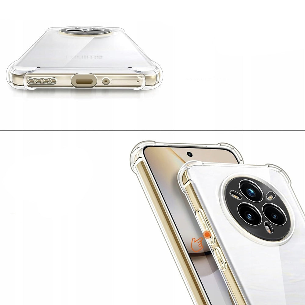 Coque pour Realme 14 Pro, Techsuit, Anti-choc Claire, Transparente