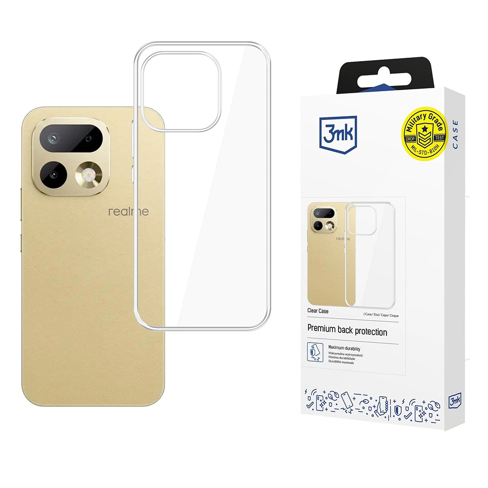 Case for Realme 16 Pro, 3MK, Clear, Transparent