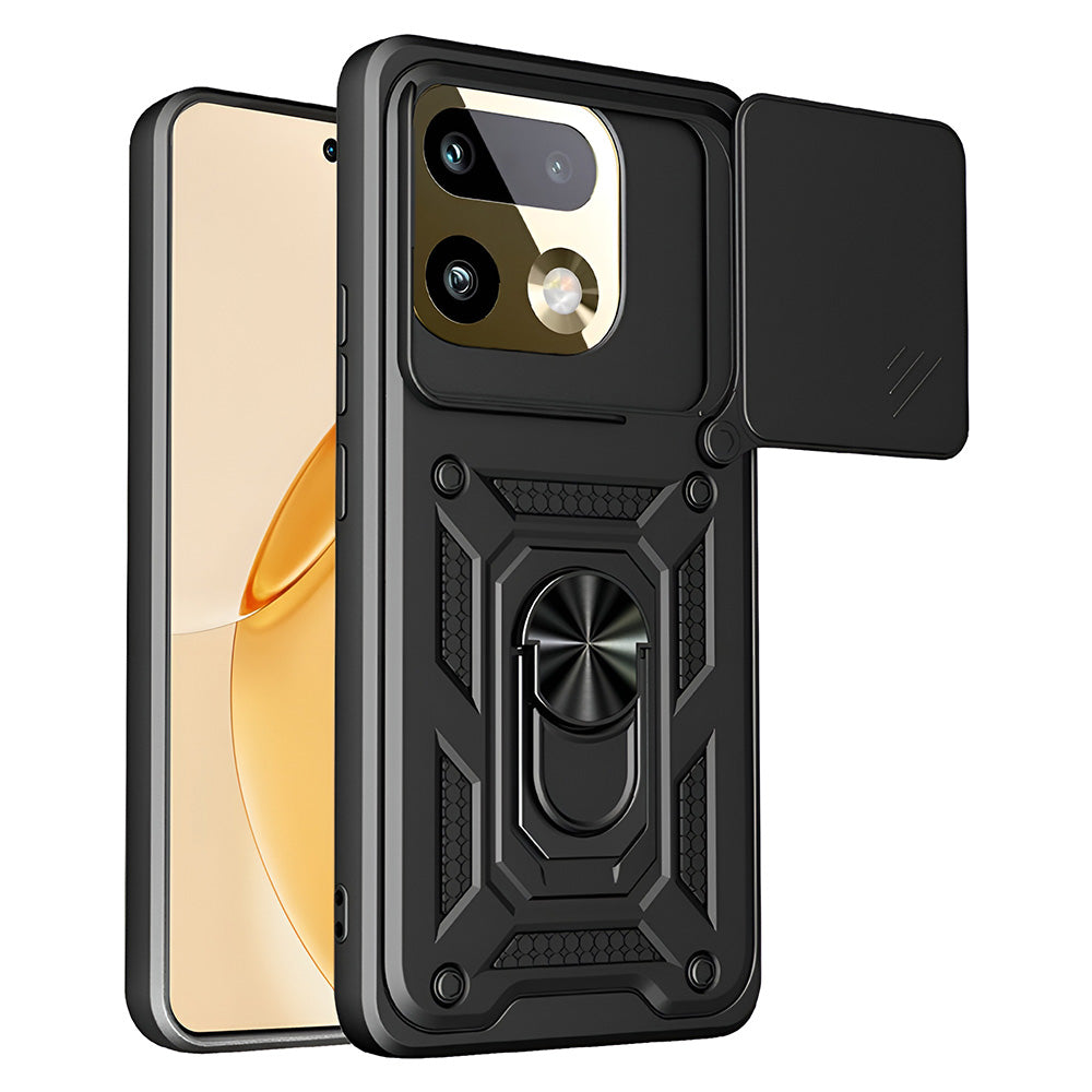 Étui pour Realme 16 Pro+, Techsuit, CamShield, Noir