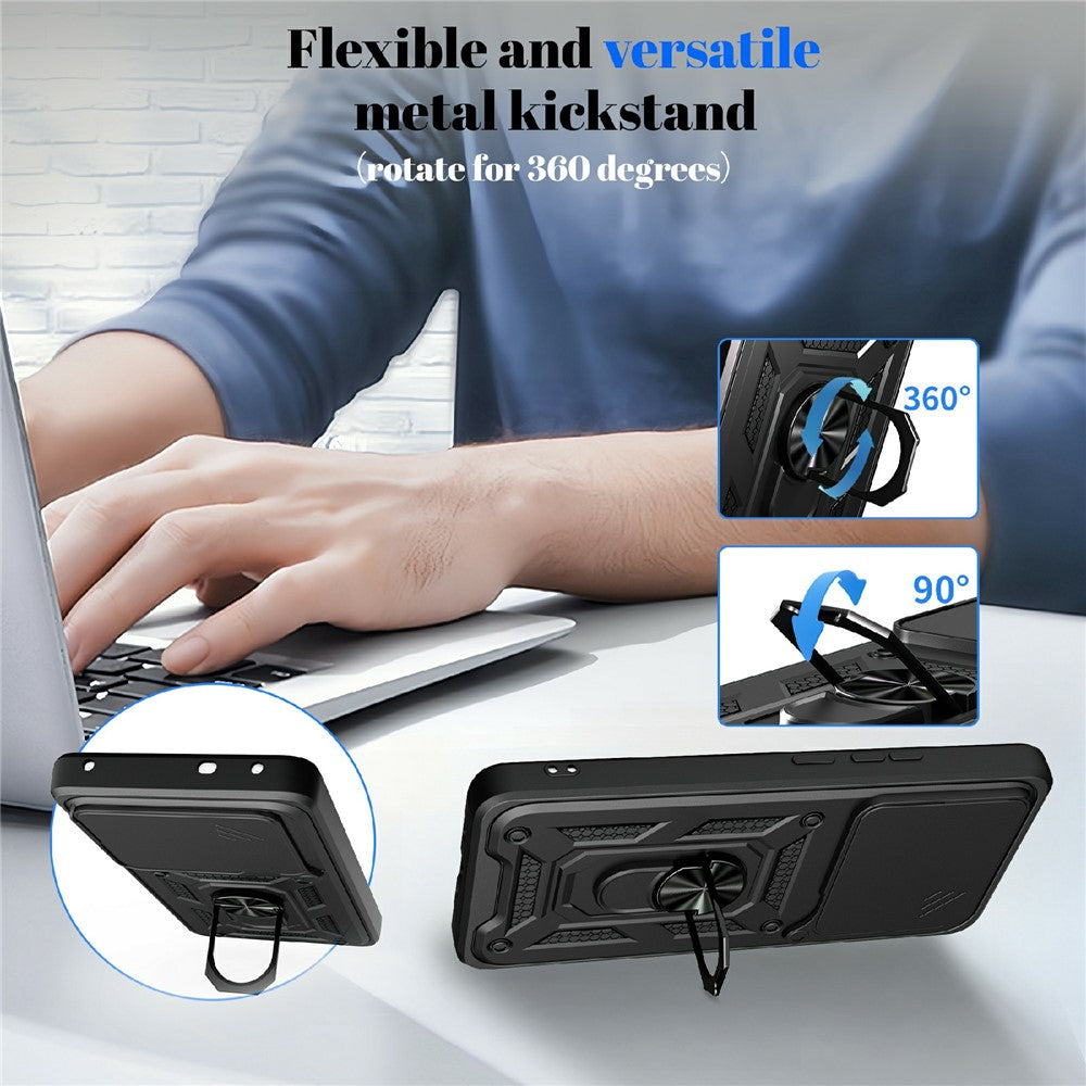 Étui pour Realme 16 Pro+, Techsuit, CamShield, Noir