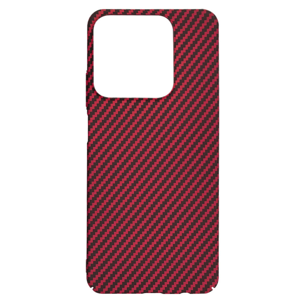 Coque pour Realme C63 / C61, Techsuit, Carbonite FiberShell, Rouge