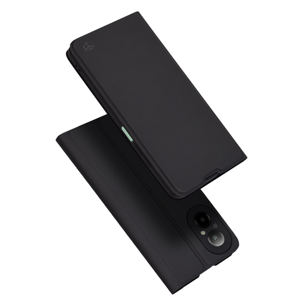 Coque pour Realme C67 4G, Techsuit, Magskin Book, Noire