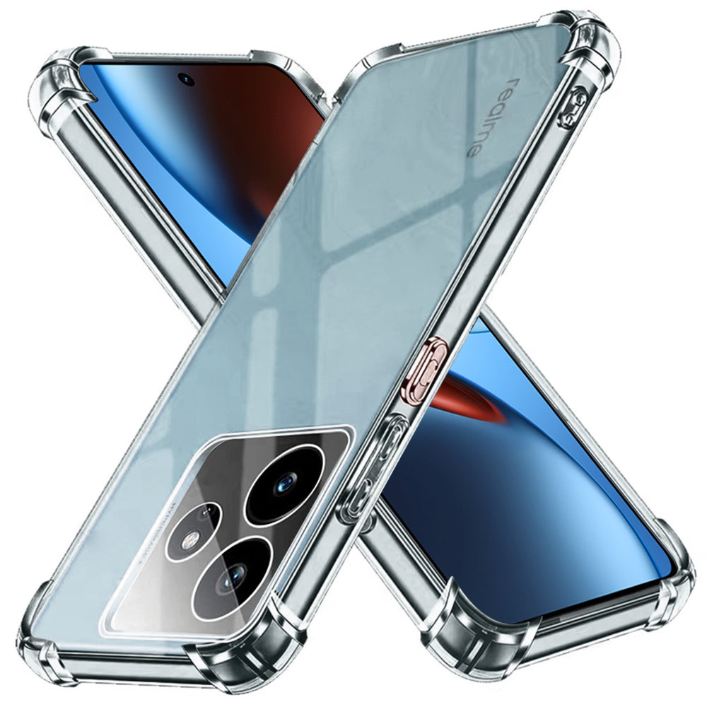 Coque pour Realme GT 7, Techsuit, Antichoc Claire, Transparente