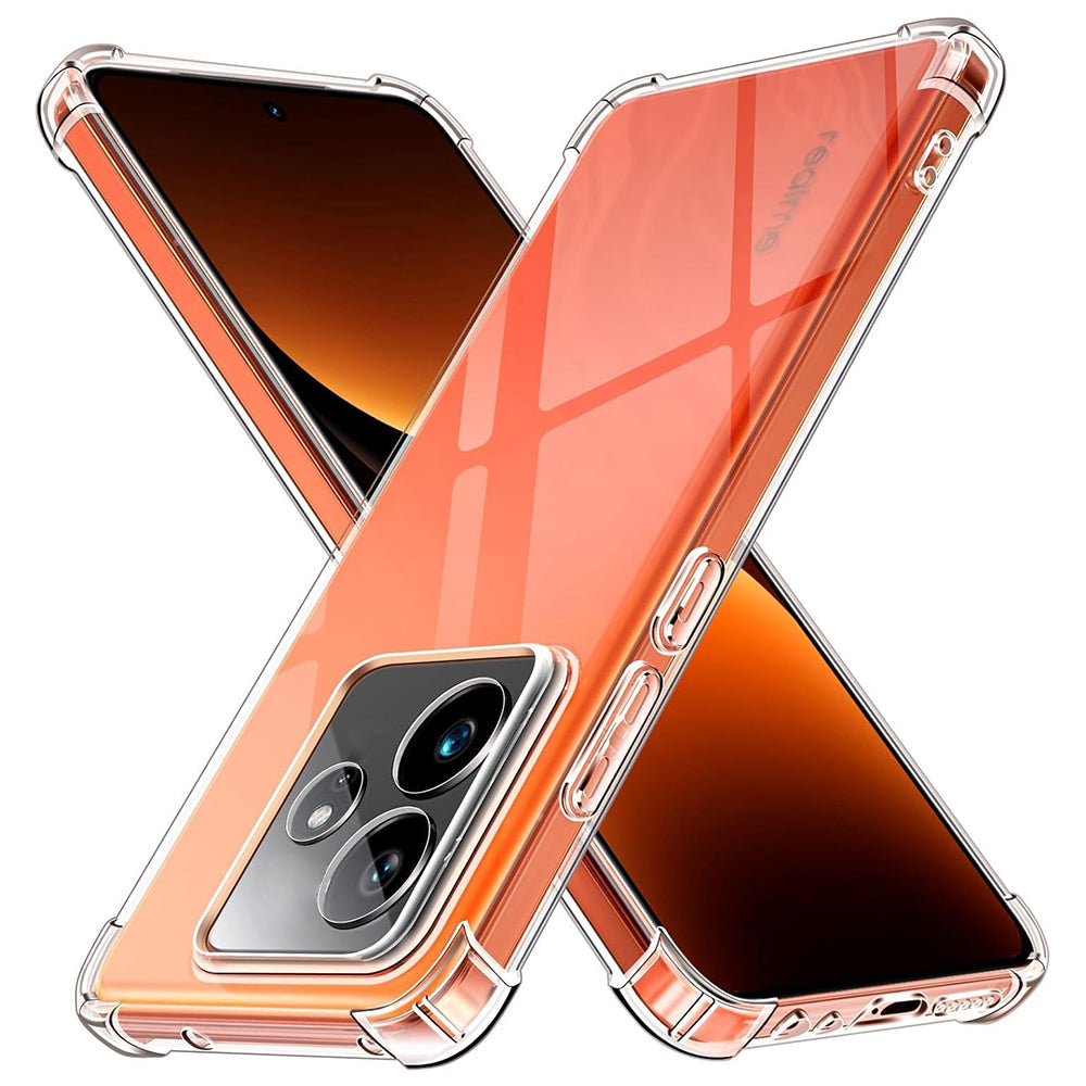 Coque pour Realme GT 7, Techsuit, Antichoc Claire, Transparente