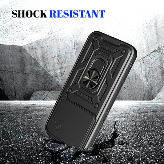 Housse pour Realme GT 8 Pro, Techsuit, CamShield (Découpe Ronde pour Caméra), Bleue