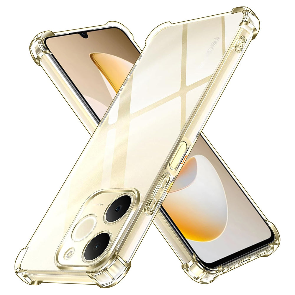 Étui pour Realme Note 70T, Techsuit, Shockproof Clear, Transparent