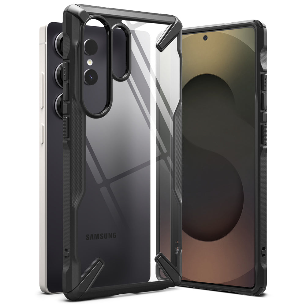 Étui pour Samsung Galaxy S25 Ultra S938, Ringke, Fusion X, Noir