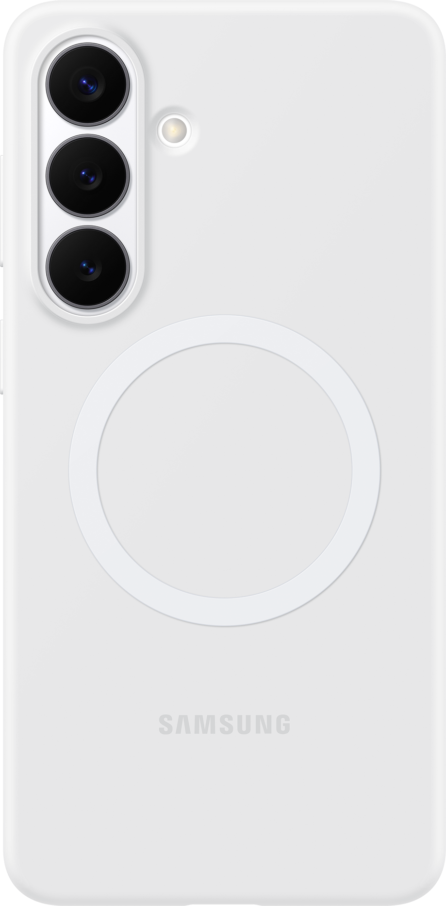 Étui pour Samsung Galaxy S26 Plus S947, Silicone Magnet Case, Blanc EF-ES947CWEGWW