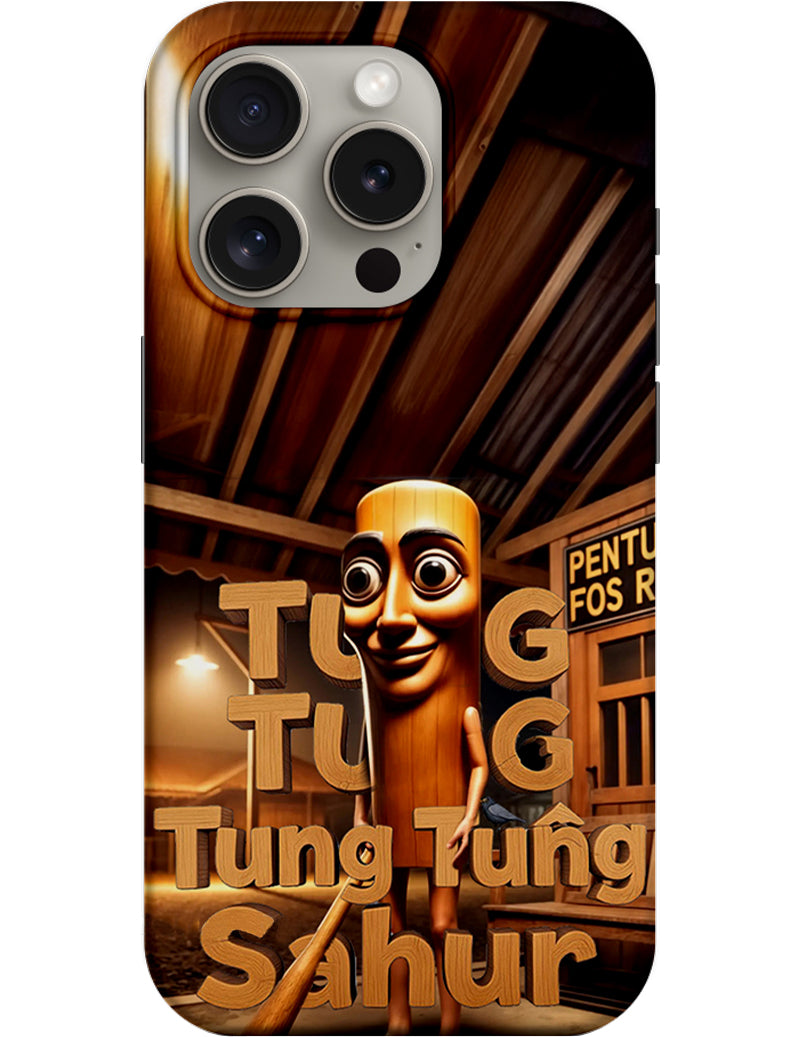 Coque pour Samsung Galaxy A14 A145 / A14 5G A146, Perfect Case, Italian Brainrot Tung Sahur, Multicolore
