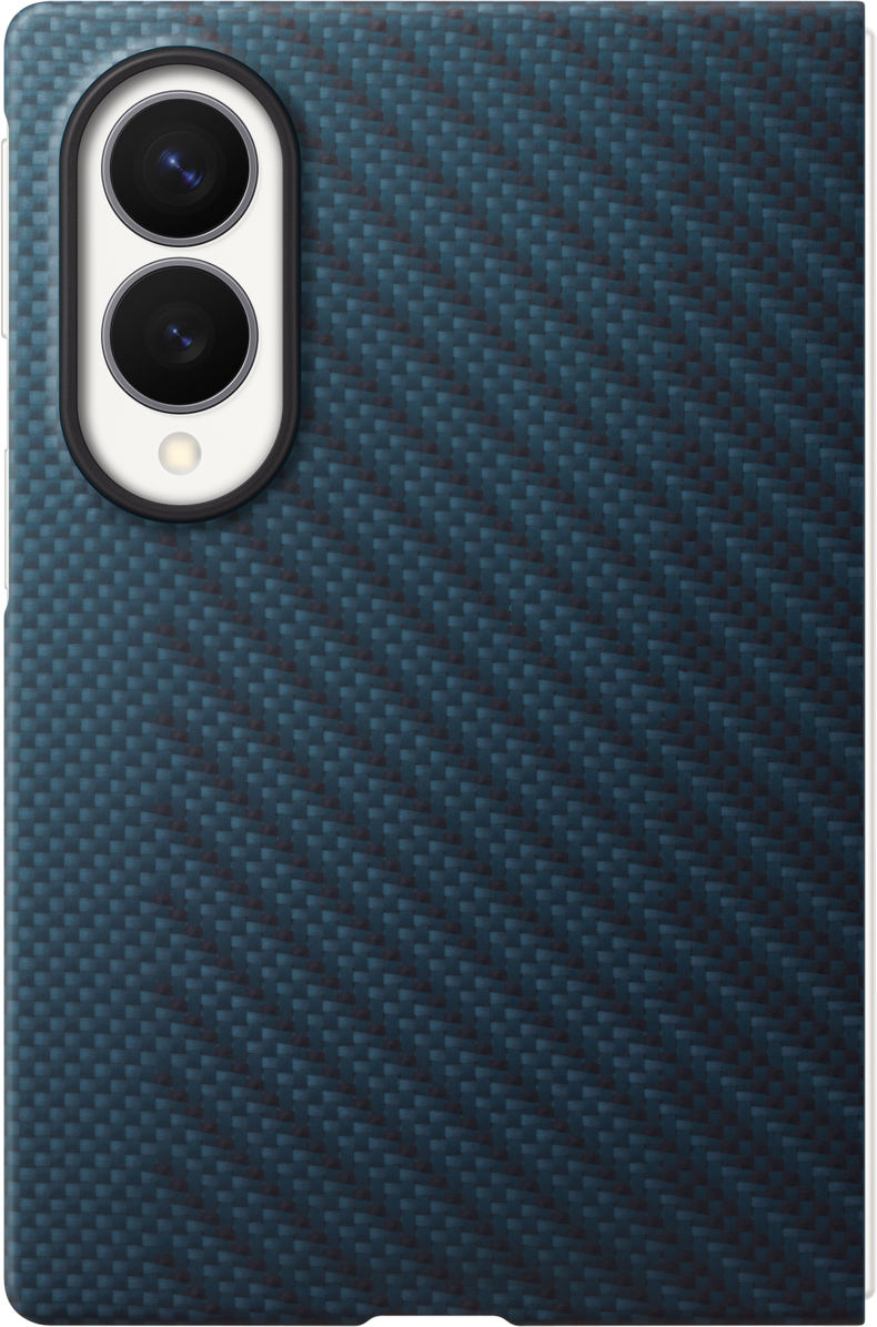 Coque pour Samsung Galaxy Z Fold8 F971, Carbon Magnet Case, Bleu marine EF-KF971SNEGWW