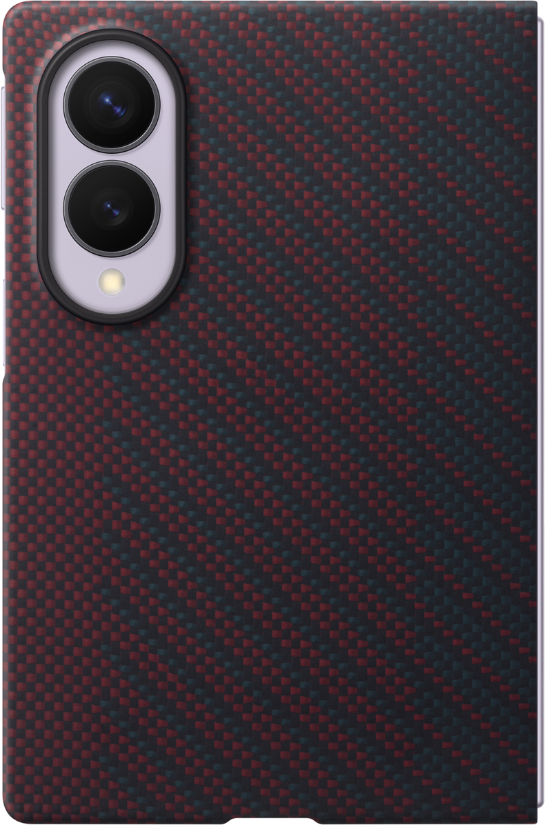 Coque pour Samsung Galaxy Z Fold8 F971, Carbon Magnet Case, Rouge EF-KF971SREGWW