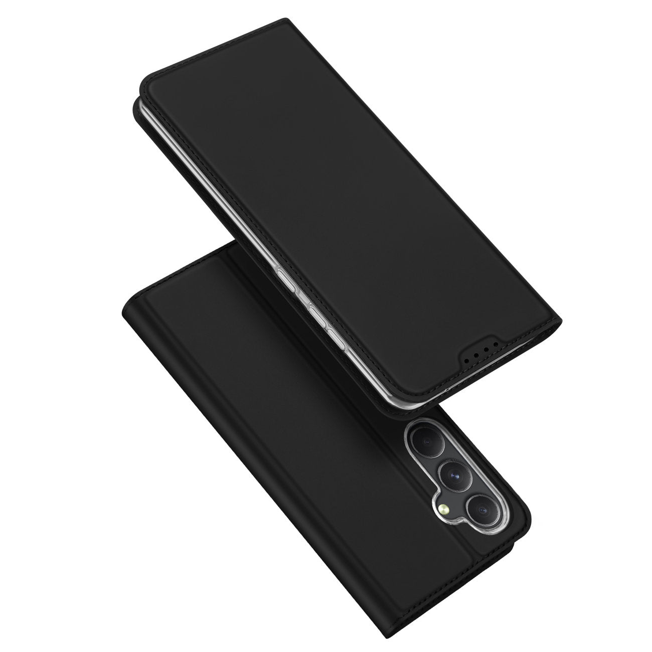 Pochette pour Samsung Galaxy S23 FE S711, DUX DUCIS, Skin Pro, Noir