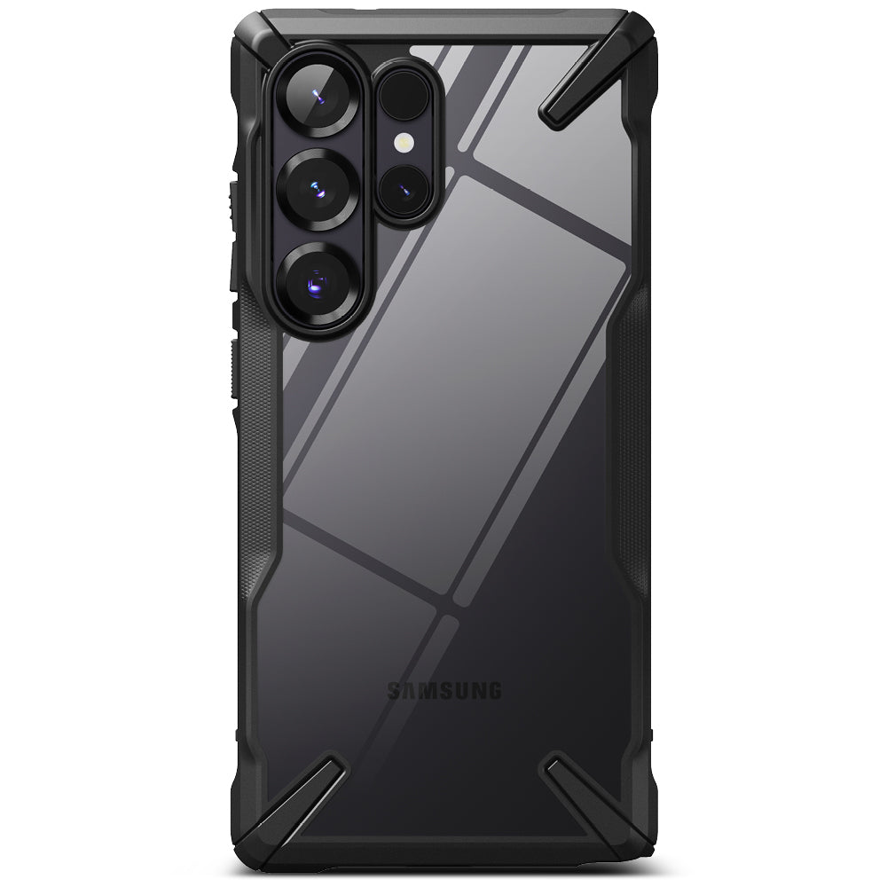 Étui pour Samsung Galaxy S25 Ultra S938, Ringke, Fusion X, Noir