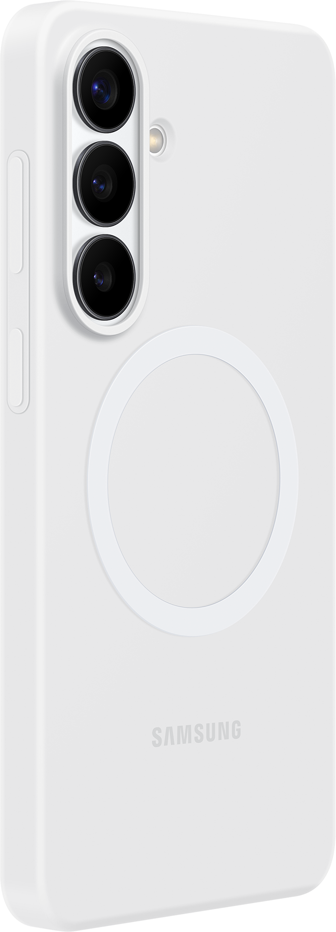 Étui pour Samsung Galaxy S26 Plus S947, Silicone Magnet Case, Blanc EF-ES947CWEGWW