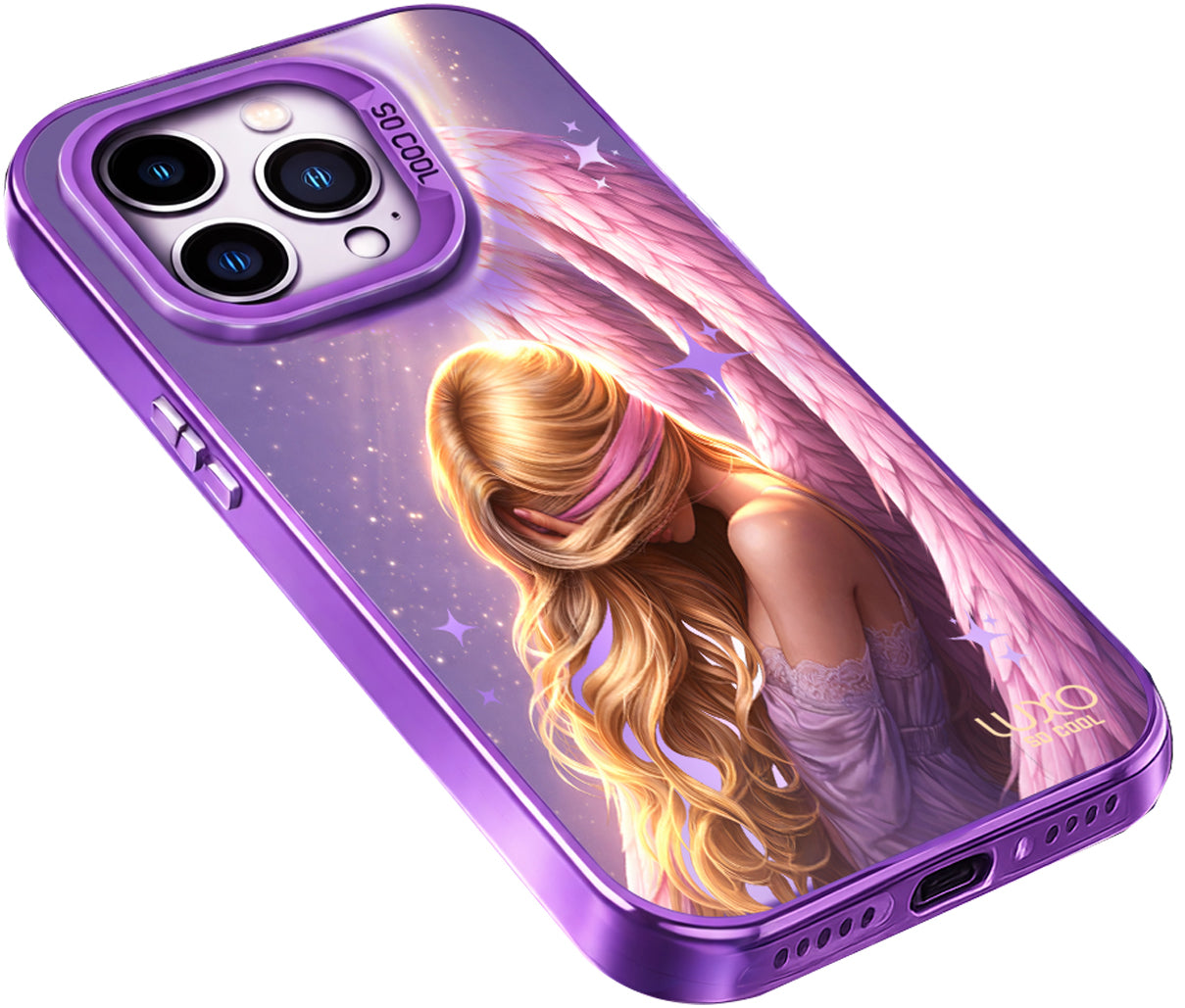 Coque pour Samsung Galaxy S24 S921, LUXO So CooL, ArcadiA Angel, Multicolore