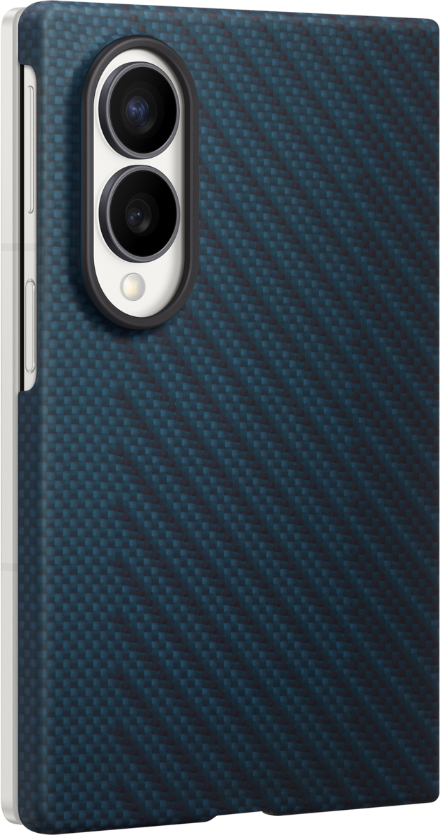 Coque pour Samsung Galaxy Z Fold8 F971, Carbon Magnet Case, Bleu marine EF-KF971SNEGWW