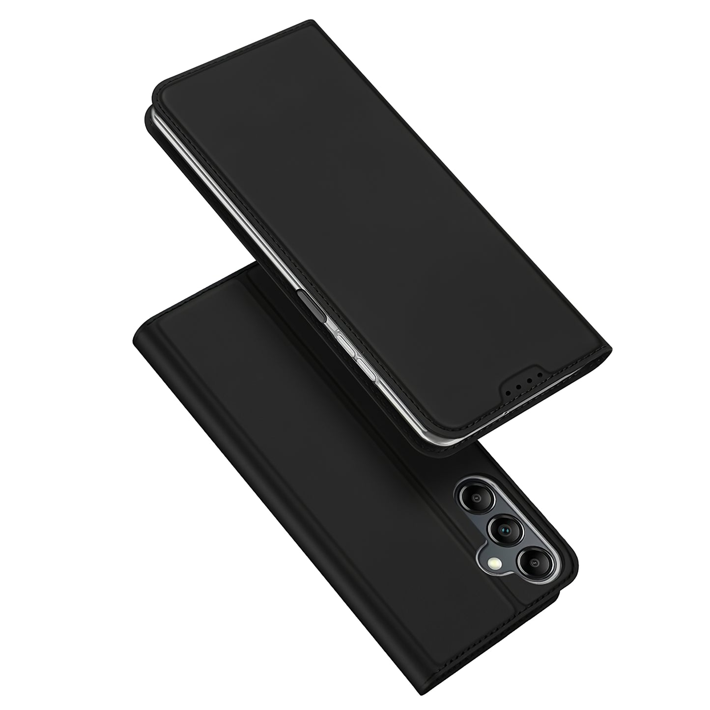 Pochette pour Samsung Galaxy A55 5G A556, DUX DUCIS, Skin Pro, Noir