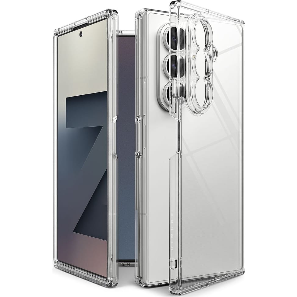 Étui pour Samsung Galaxy Z Fold7 F966, Ringke, Fusion, Transparent