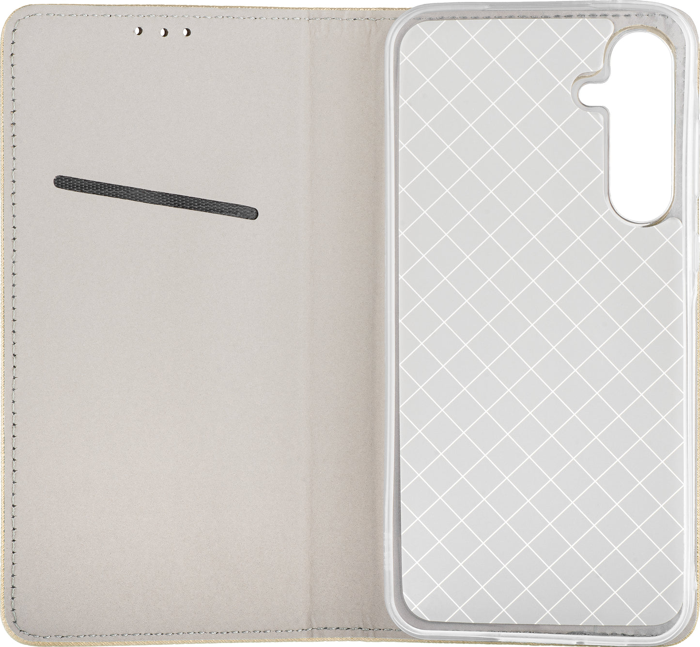 Coque pour Samsung Galaxy A17 4G / A17 5G, OEM, Smart Magnet, Dorée