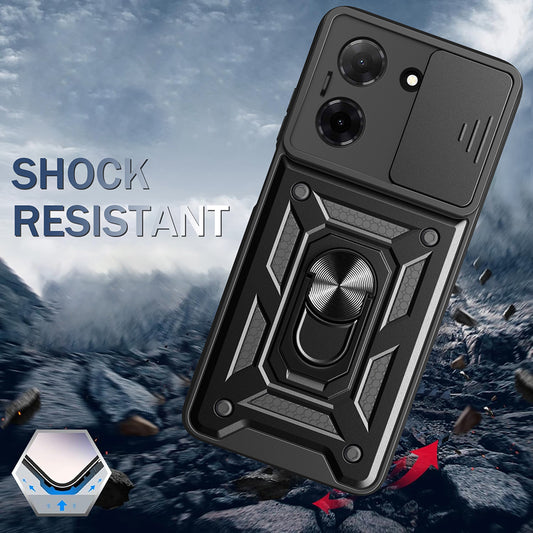 Coque pour Samsung Galaxy S26 Plus S947, Techsuit, CamShield, Noire