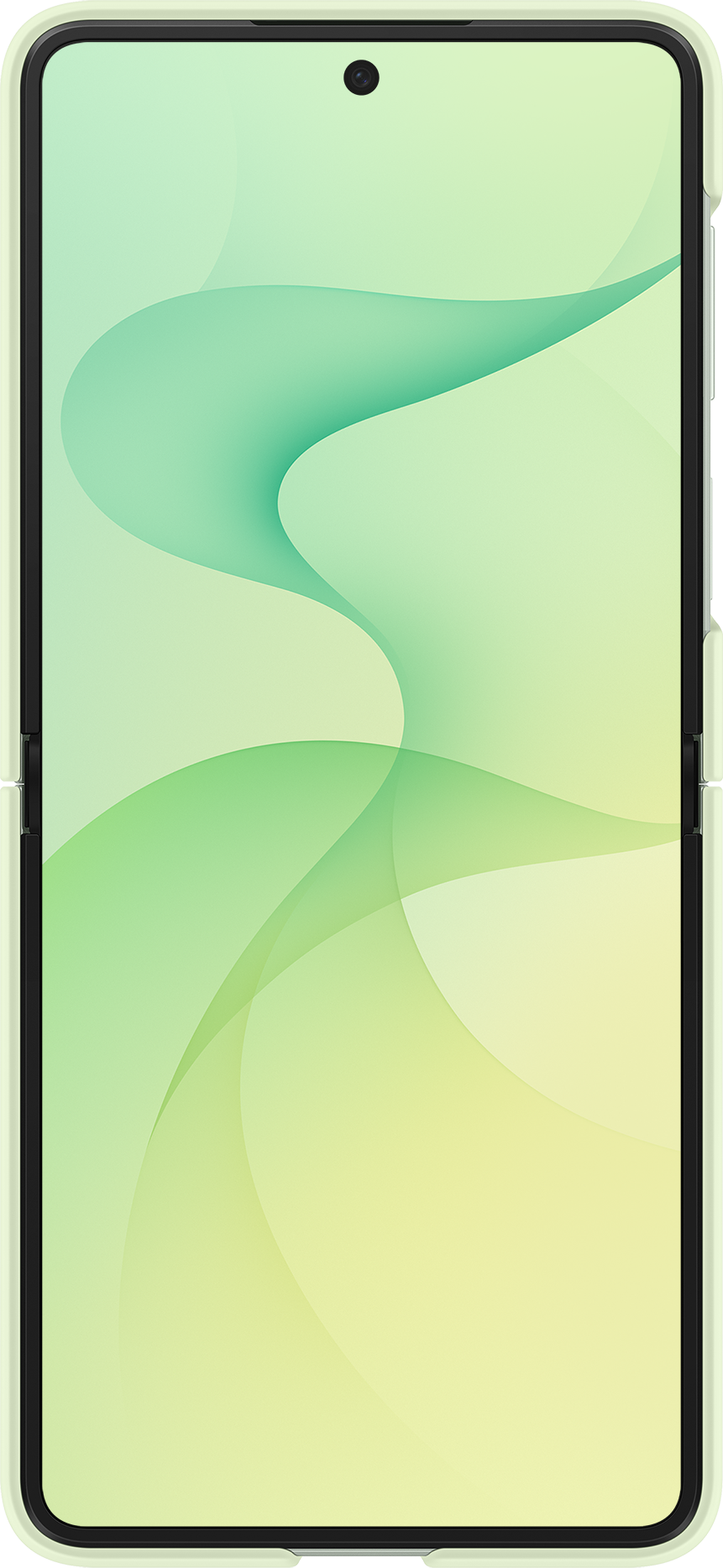 Coque pour Samsung Galaxy Z Flip8 F776, Anneau en silicone magnétique, Vert EF-EF776CGEGWW