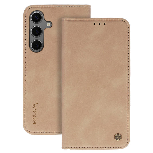 Coque pour Samsung Galaxy A16 5G A166 / A16 4G A165, Wonder, Prime, Brown