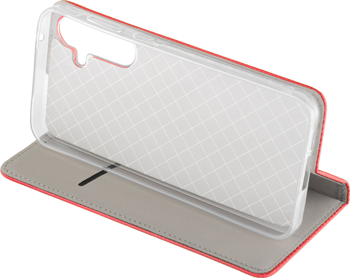 Coque pour Samsung Galaxy A26 A266, OEM, Smart Magnet, Rouge
