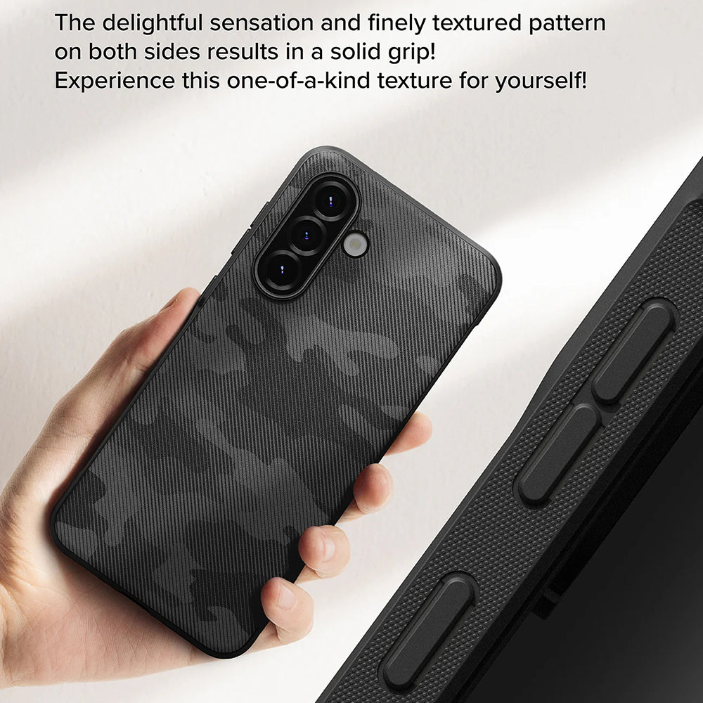Étui pour Samsung Galaxy A56 A566 / A36 A366, Ringke, Onyx Camo, Noir