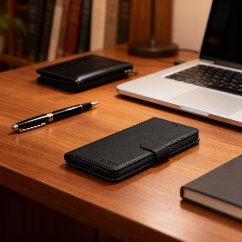 Étui pour Samsung Galaxy A37 5G / A56 A566 / A36 A366, Tech-Protect, Portefeuille, Noir