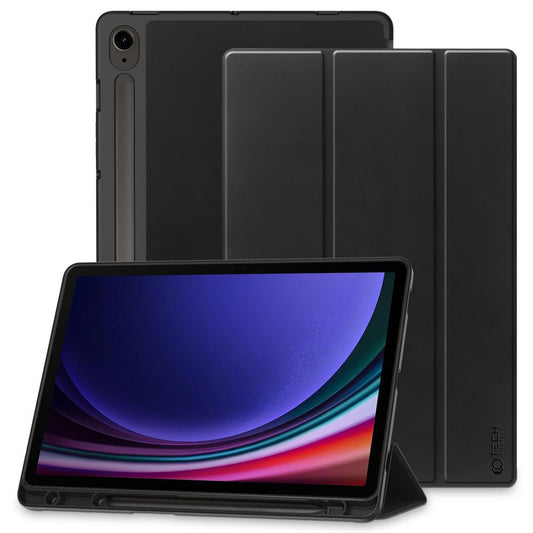 Étui pour Samsung Galaxy Tab S9 FE, Tech-Protect, SC PEN, noir