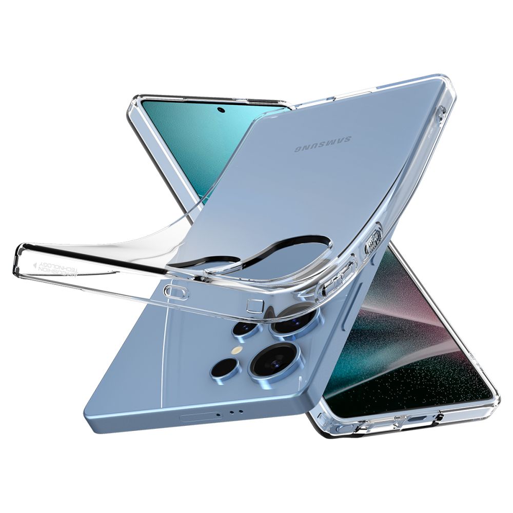 Étui pour Samsung Galaxy S25 Ultra S938, Spigen, Liquid Crystal, Transparent ACS08948