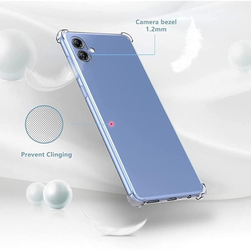 Coque pour Samsung Galaxy A04e A042 / M04 M045, Techsuit, Antichoc Claire, Transparente