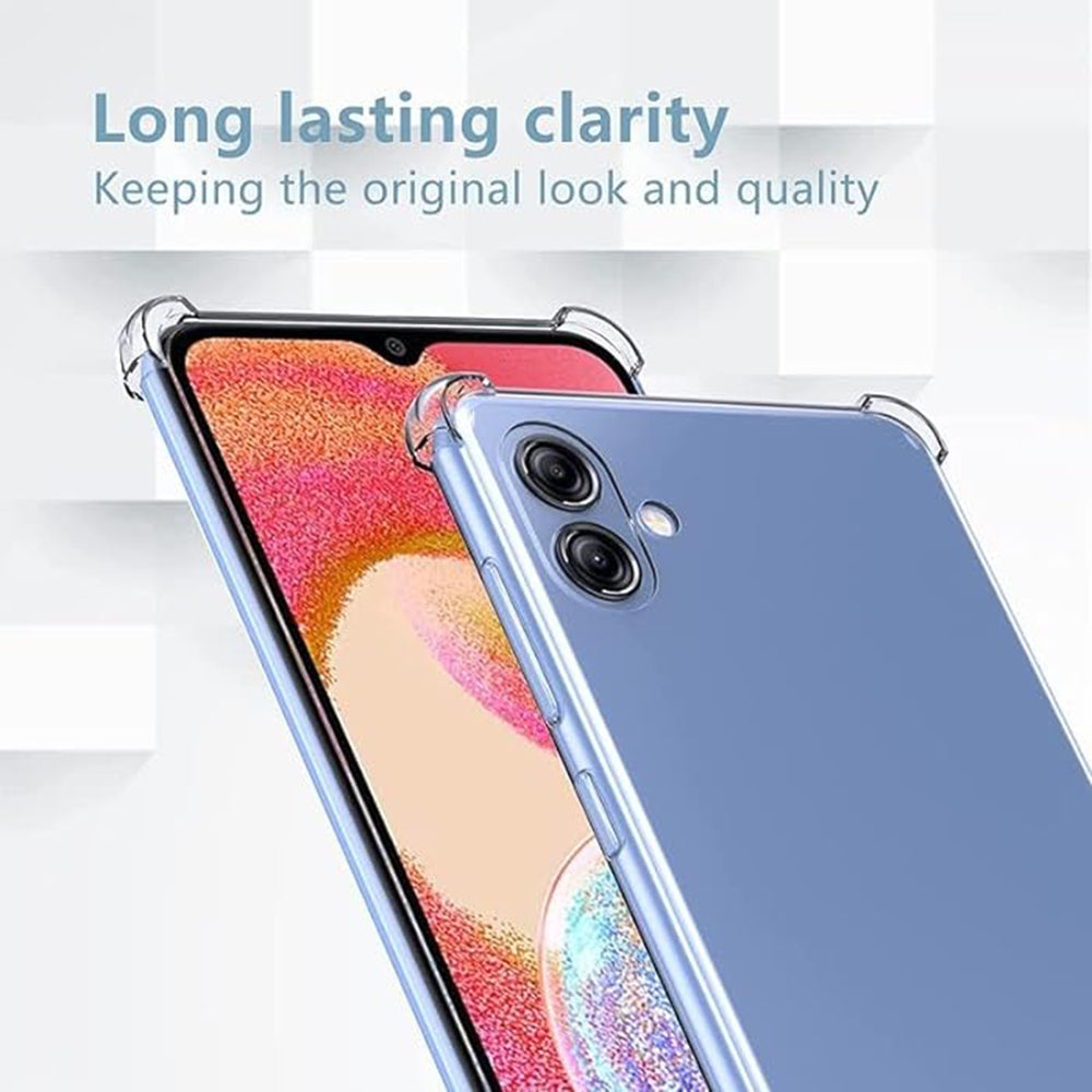 Coque pour Samsung Galaxy A04e A042 / M04 M045, Techsuit, Antichoc Claire, Transparente