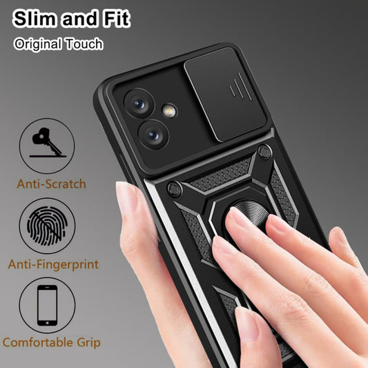 Coque pour Samsung Galaxy A05 A055, Techsuit, CamShield, Noire