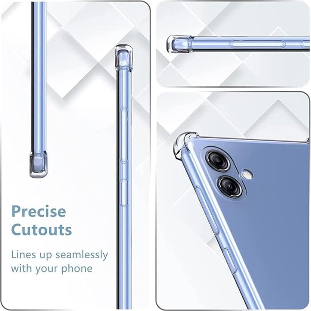 Coque pour Samsung Galaxy A05 A055, Techsuit, Anti-choc Claire, Transparente