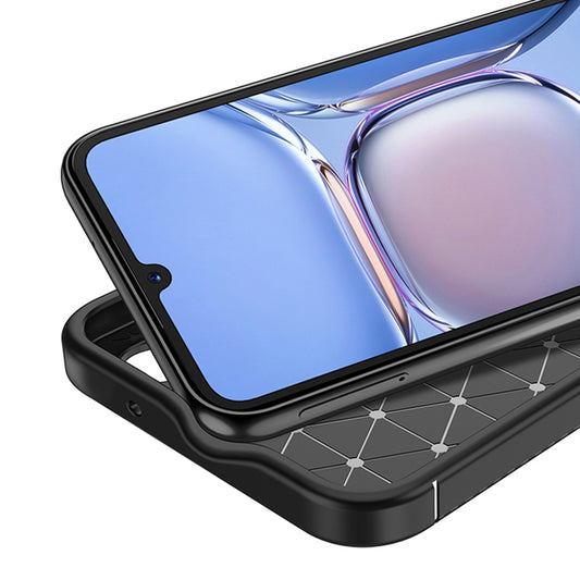 Coque pour Samsung Galaxy A05s A057, Techsuit, Fibre de carbone, Noire