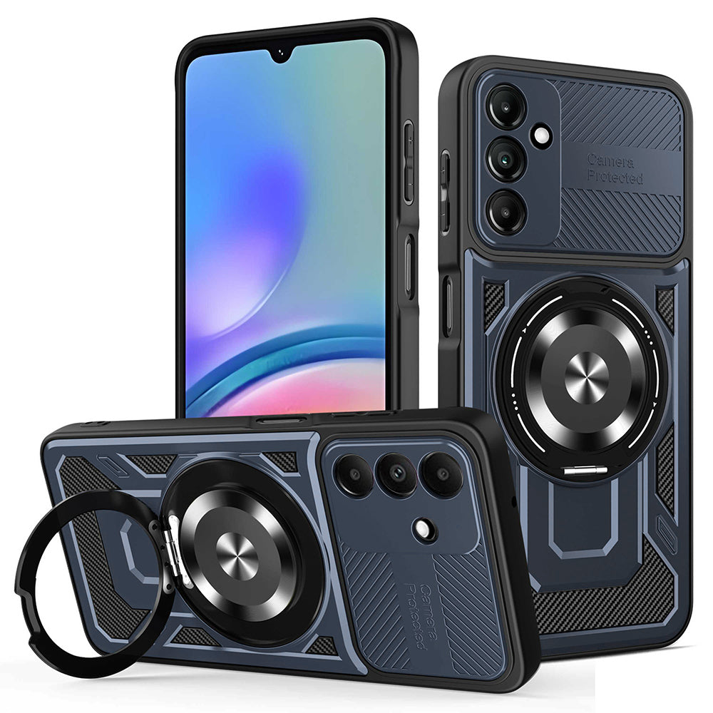 Coque pour Samsung Galaxy A05s A057, Techsuit, RuggedCam, Bleue