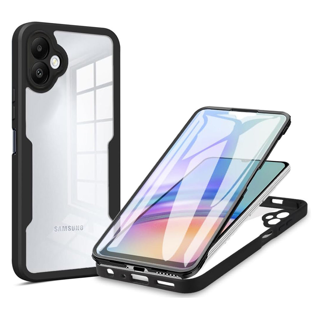 Coque pour Samsung Galaxy A06 A065, Techsuit, ColorVerse 360, Noire