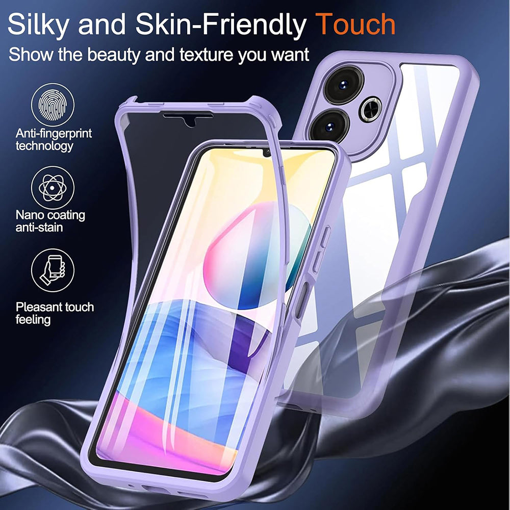 Coque pour Samsung Galaxy A06 A065, Techsuit, ColorVerse 360, Noire