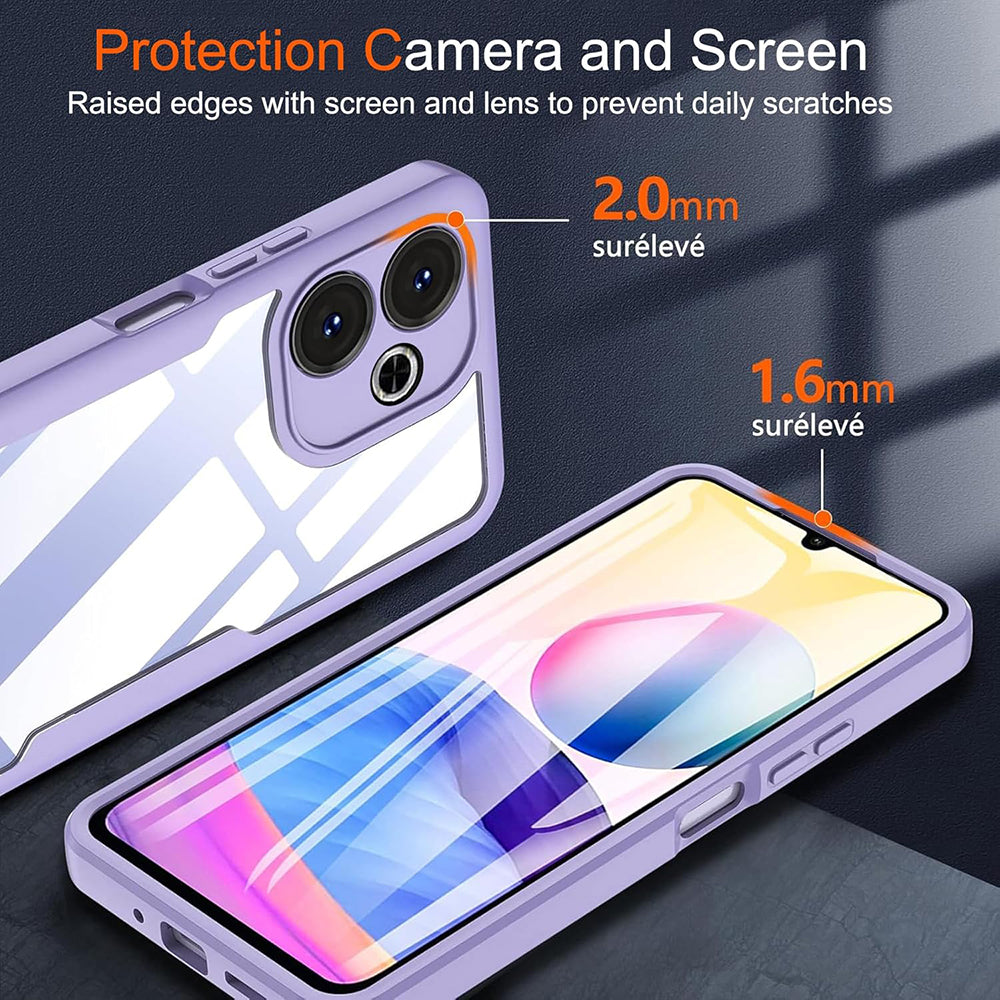 Coque pour Samsung Galaxy A06 A065, Techsuit, ColorVerse 360, Noire