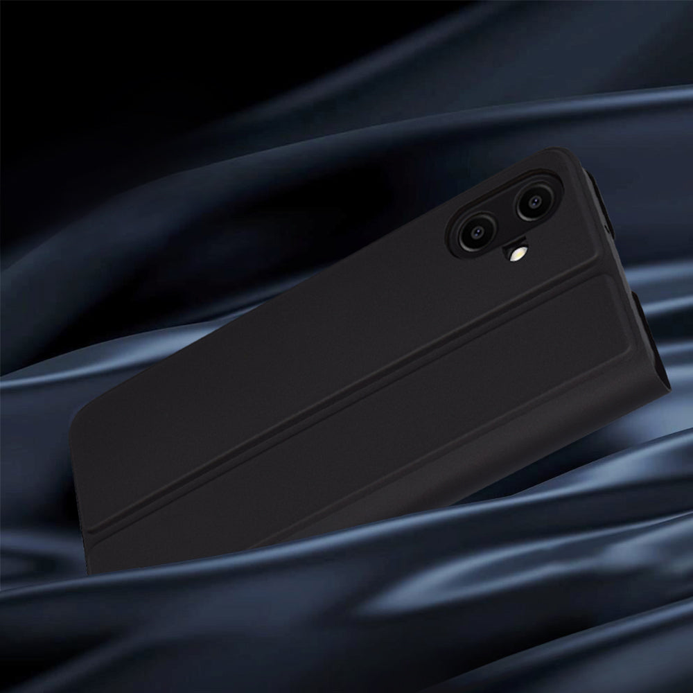 Coque pour Samsung Galaxy A06 A065, Techsuit, Magskin Book, Noire
