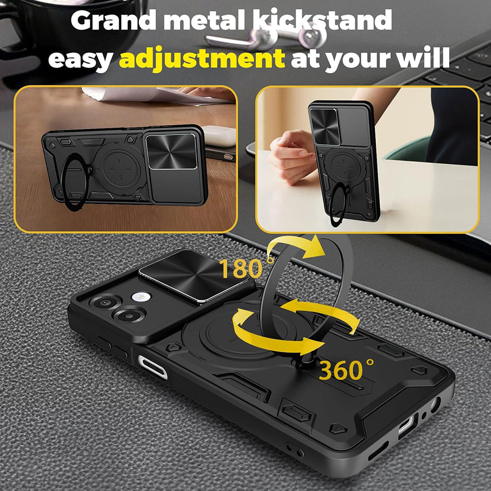 Case for Samsung Galaxy A07 4G A075, Techsuit, CamGuard Pro, Pink