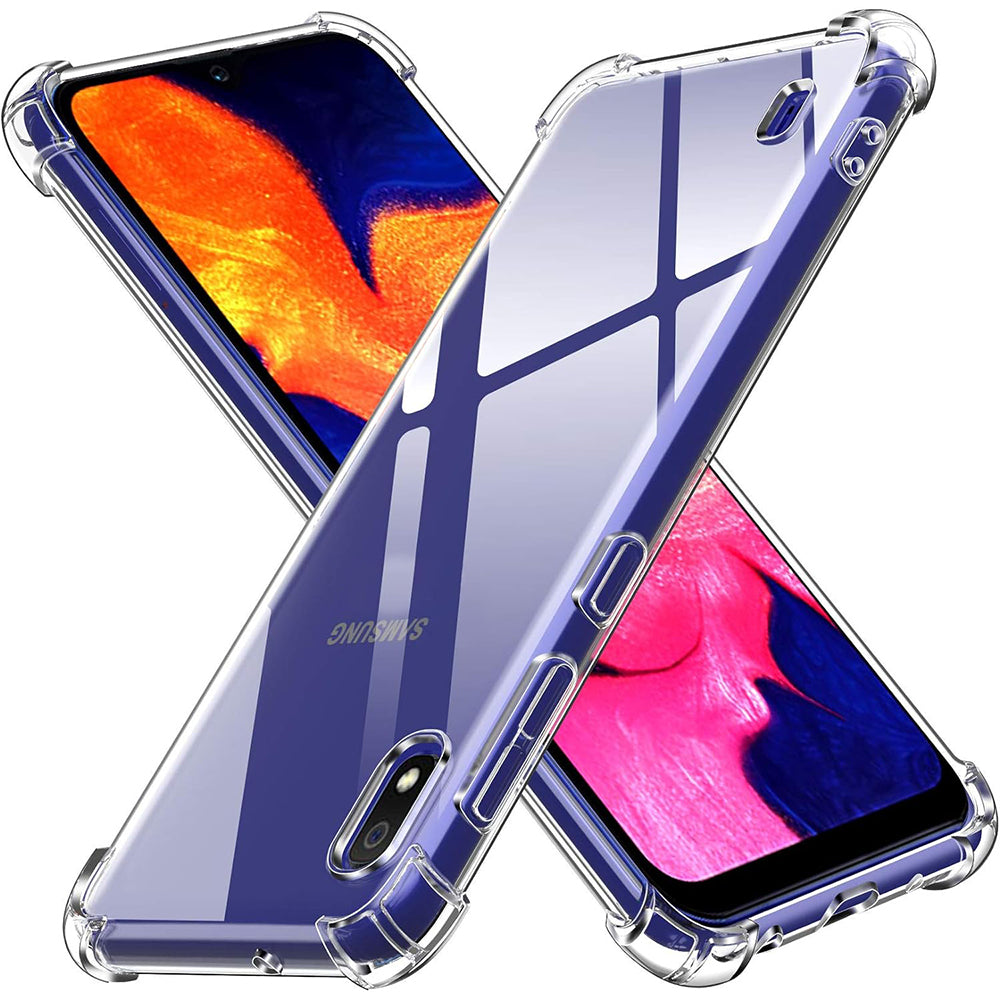 Coque pour Samsung Galaxy A10 A105, Techsuit, Anti-choc Claire, Transparente