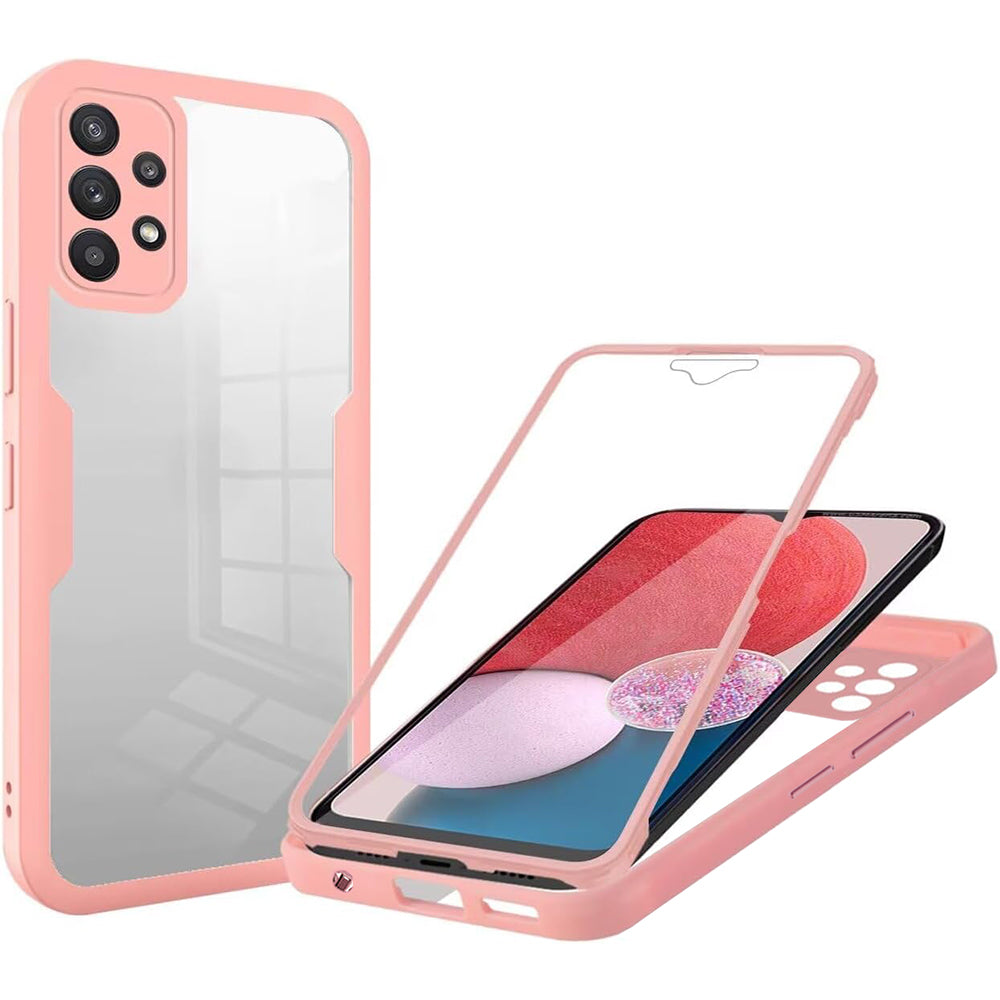 Coque pour Samsung Galaxy A13 A135, Techsuit, ColorVerse 360, Rose