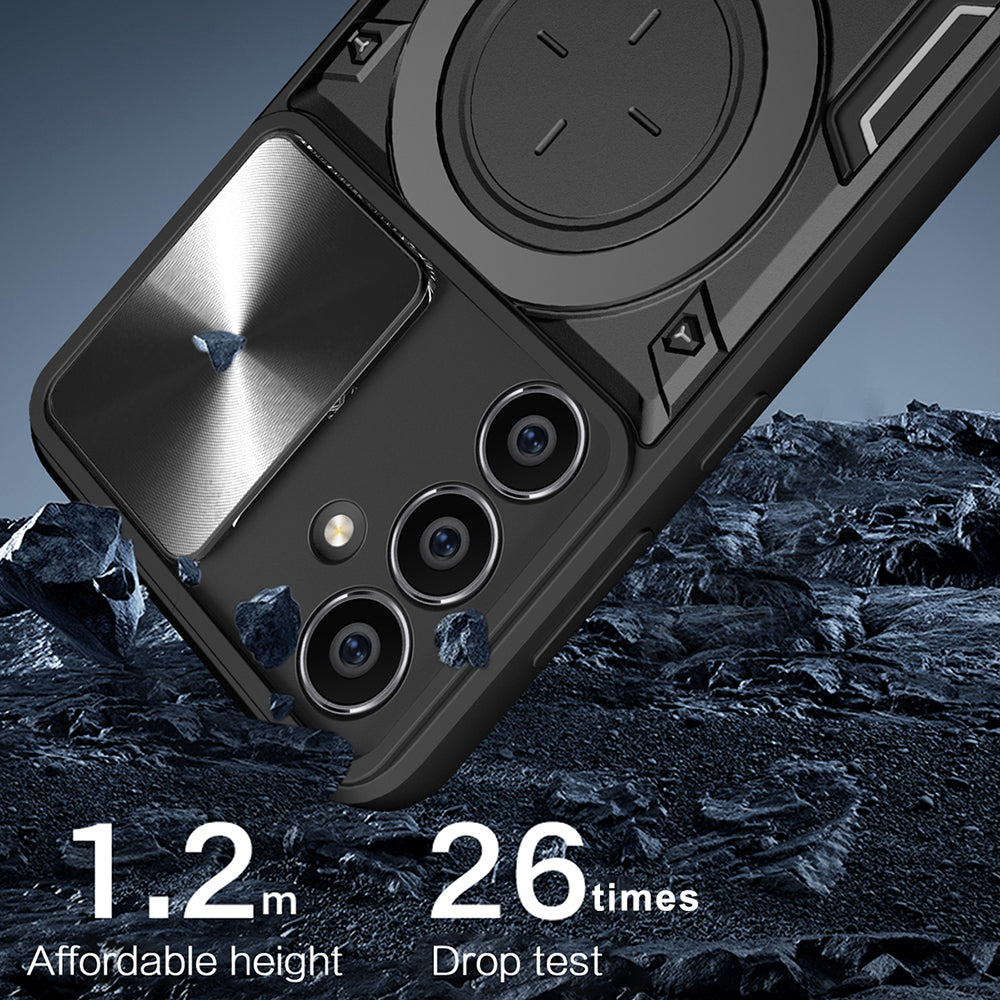 Coque pour Samsung Galaxy A14 A145 / A14 5G A146, Techsuit, CamGuard Pro, Noire