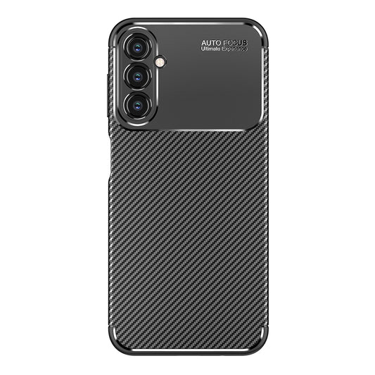 Coque pour Samsung Galaxy A14 A145 / A14 5G A146, Techsuit, Fibre de carbone, Noire