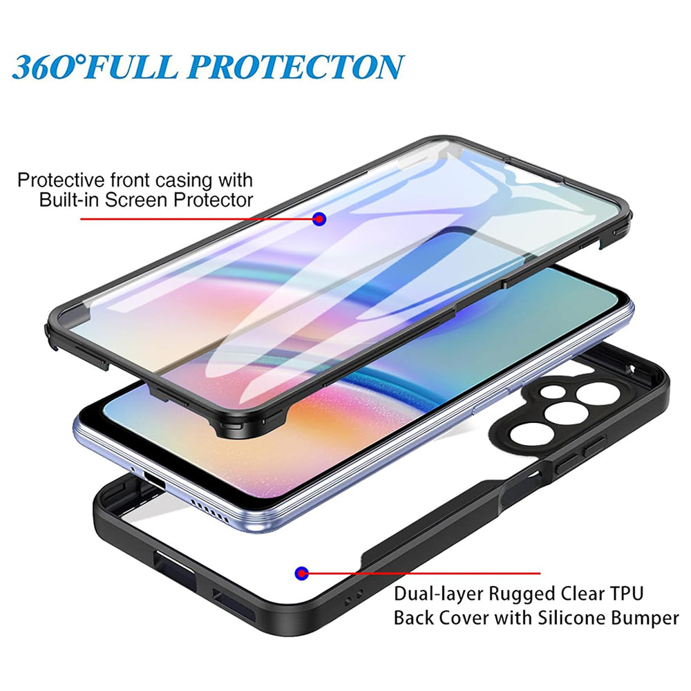 Coque pour Samsung Galaxy A15 5G A156 / A15 A155, Techsuit, ColorVerse 360, Noire